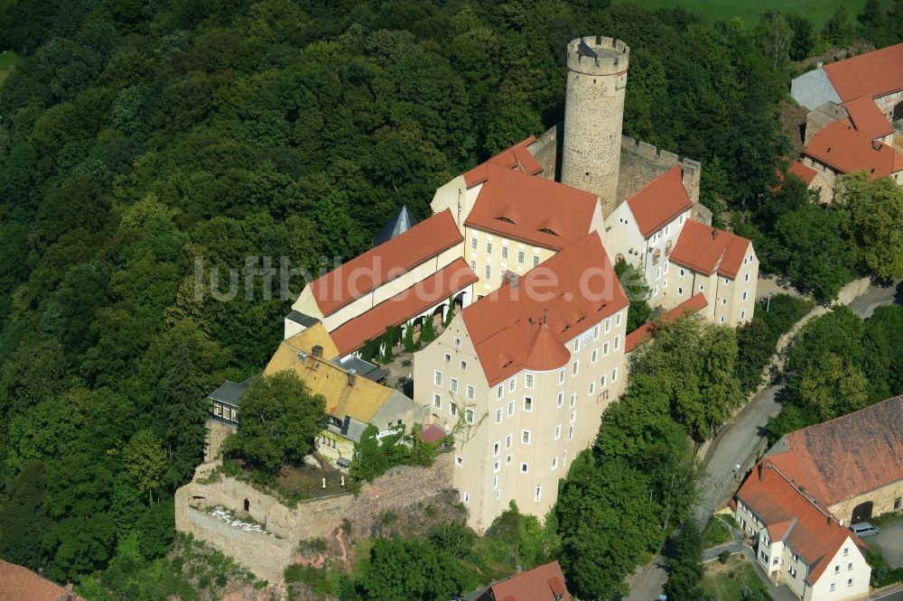 Luftbild Kohren-Sahlis - Burg Gnandstein in Kohren-Sahlis im Bundesland Sachsen