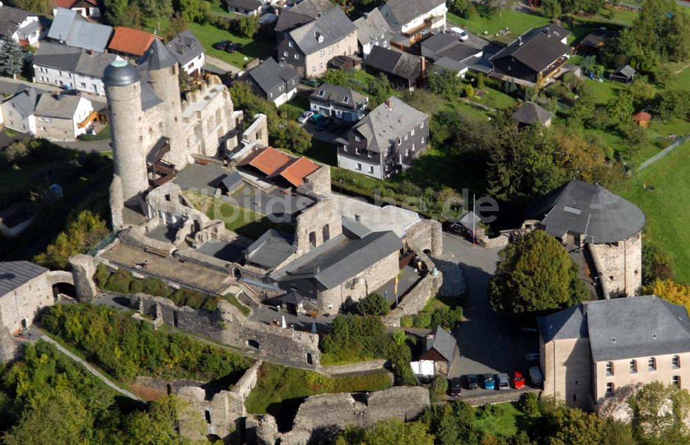 Luftbild Greifenstein - Burg Greifenstein