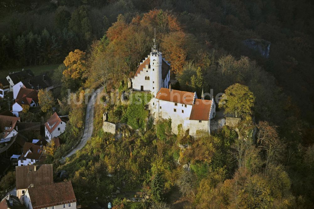 Gößweinstein aus der Vogelperspektive: Burg Gößweinstein