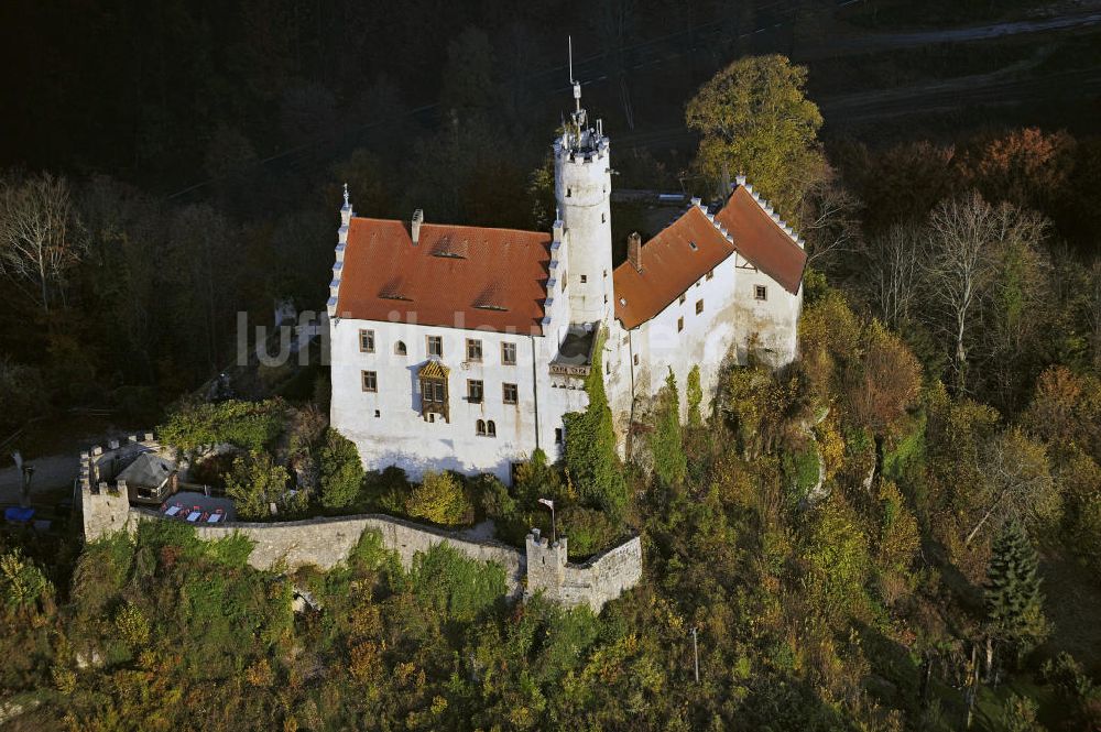 Gößweinstein von oben - Burg Gößweinstein