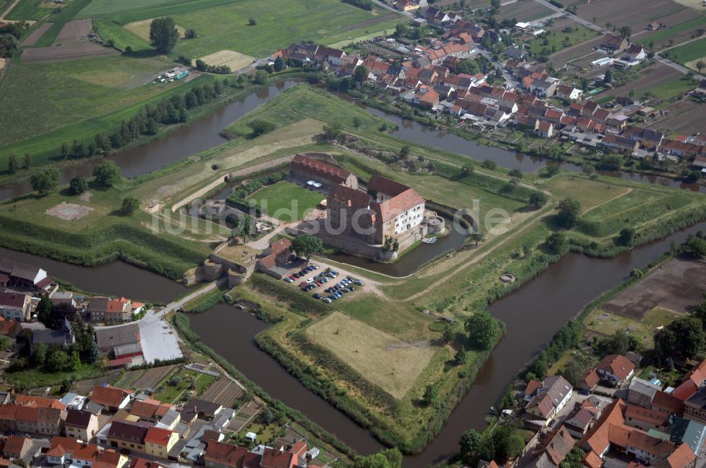 Luftaufnahme HELDRUNGEN - Burg Heldrungen in Thüringen