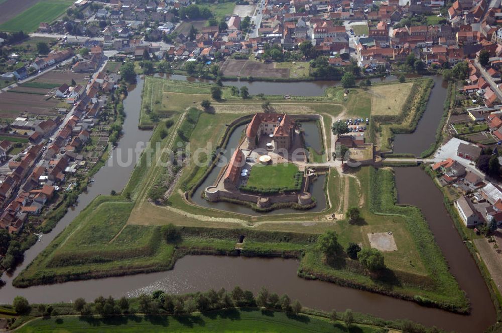 Luftbild HELDRUNGEN - Burg Heldrungen in Thüringen