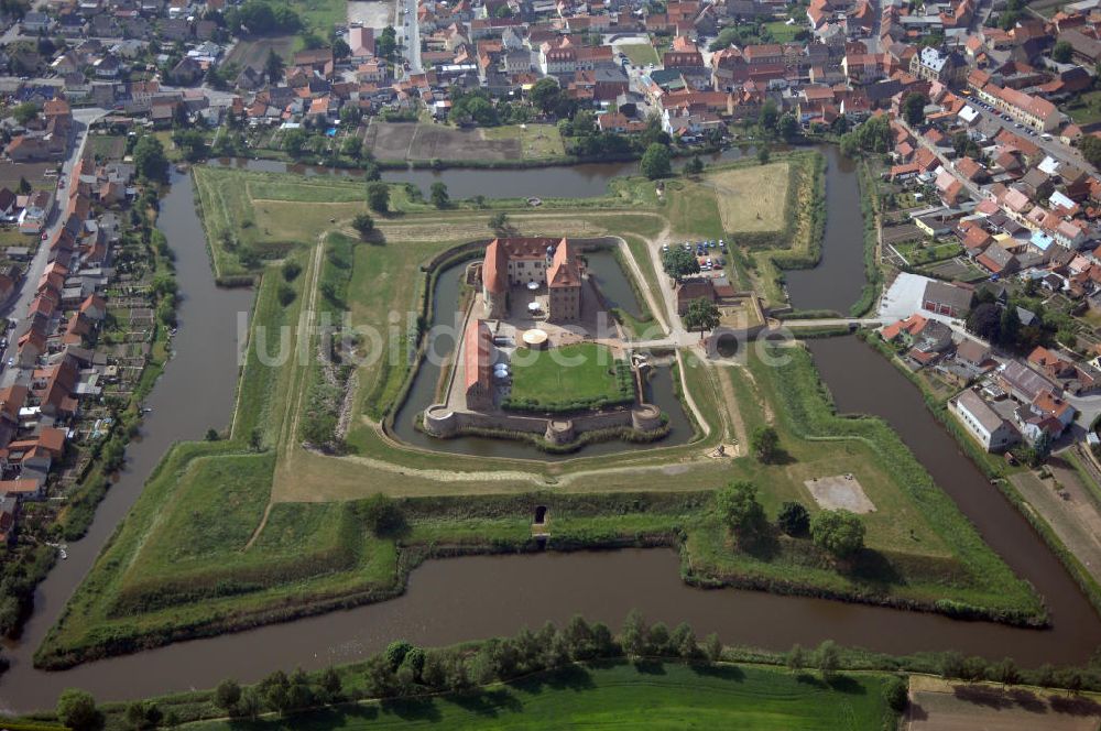 Luftaufnahme HELDRUNGEN - Burg Heldrungen in Thüringen