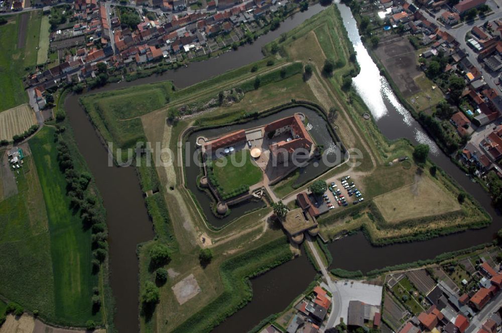 HELDRUNGEN aus der Vogelperspektive: Burg Heldrungen in Thüringen