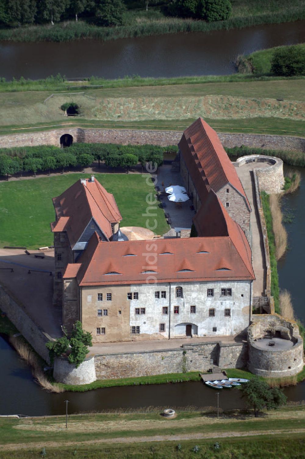 HELDRUNGEN von oben - Burg Heldrungen in Thüringen