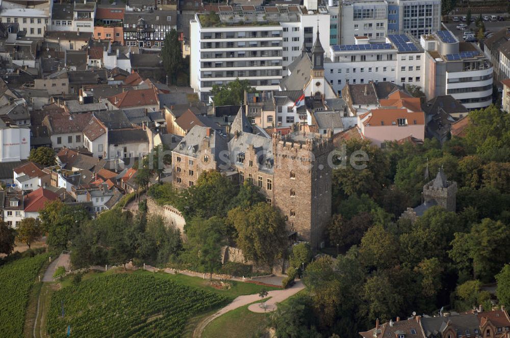 Luftbild Bingen am Rhein - Burg Klopp in Bingen am Rhein, Rheinland - Pfalz