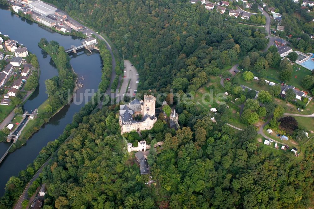 Luftbild Lahnstein - Burg Lahneck in Lahnstein im Bundesland Rheinland-Pfalz