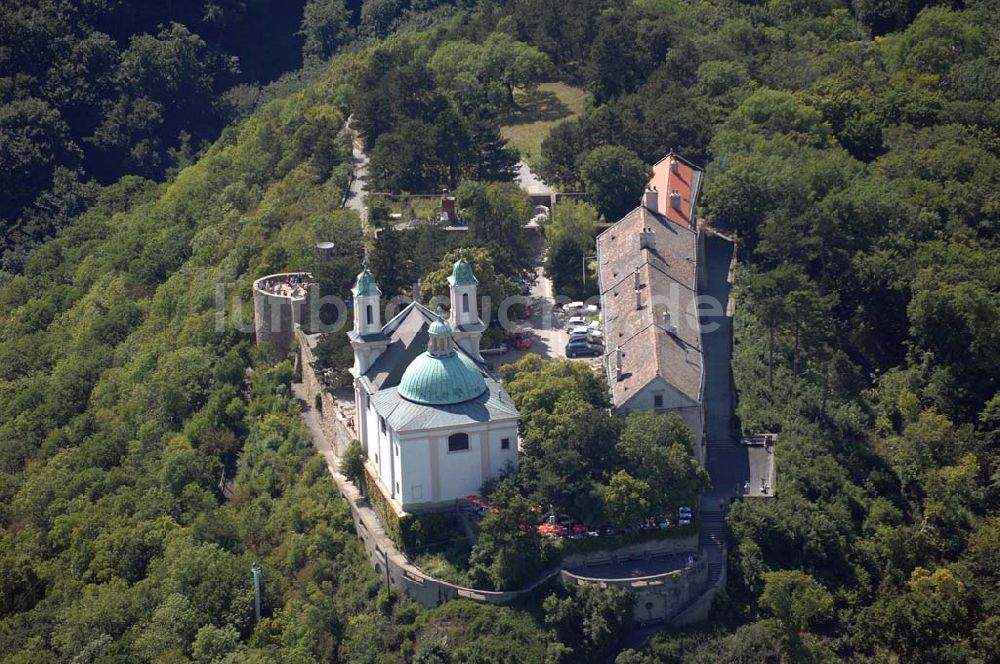 Wien aus der Vogelperspektive: Burg Leopoldsberg in Wien