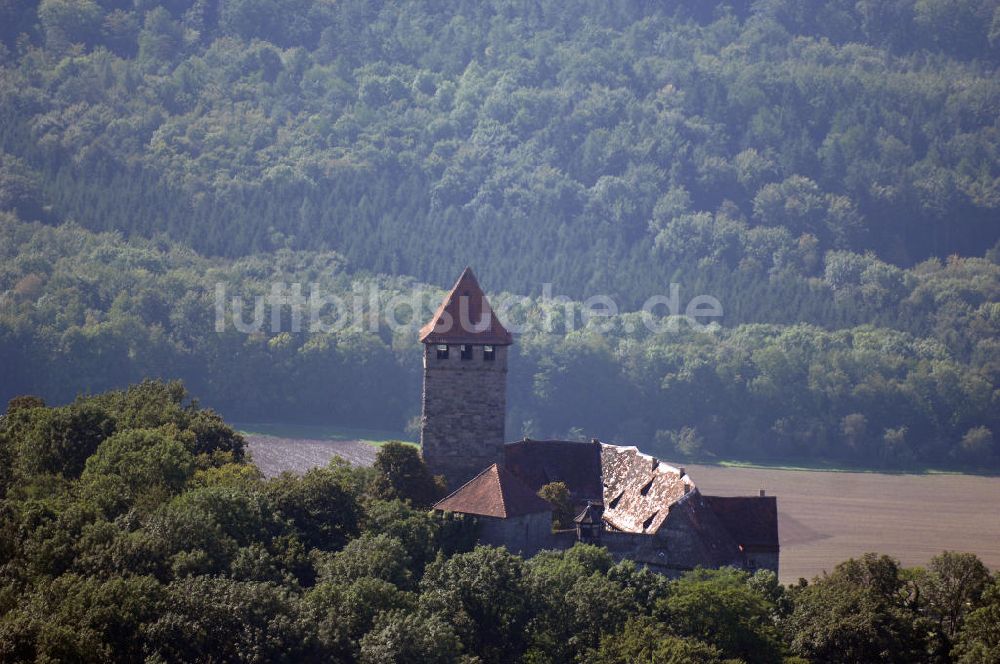 Luftbild Oberstenfeld - Burg Lichtenberg in Oberstenfeld