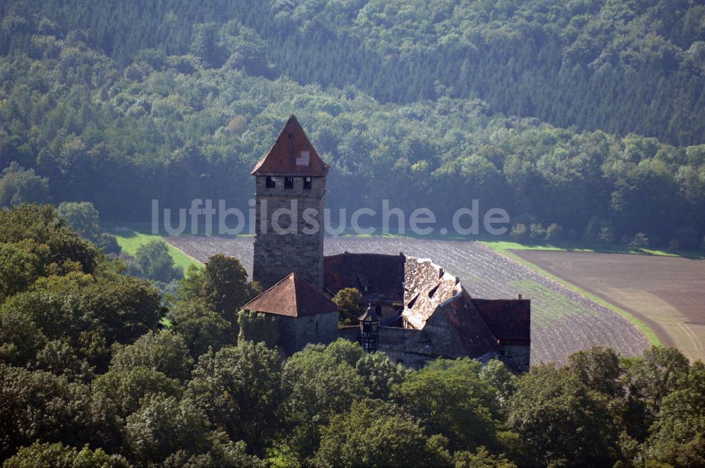 Luftaufnahme Oberstenfeld - Burg Lichtenberg in Oberstenfeld