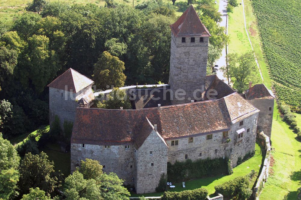 Luftaufnahme Oberstenfeld - Burg Lichtenberg in Oberstenfeld