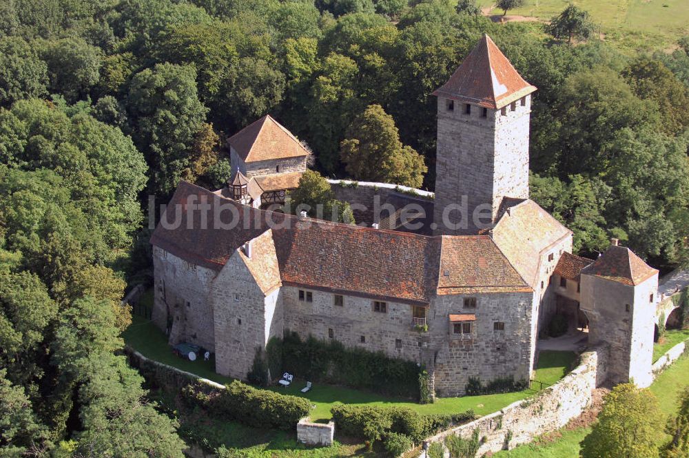 Luftbild Oberstenfeld - Burg Lichtenberg in Oberstenfeld