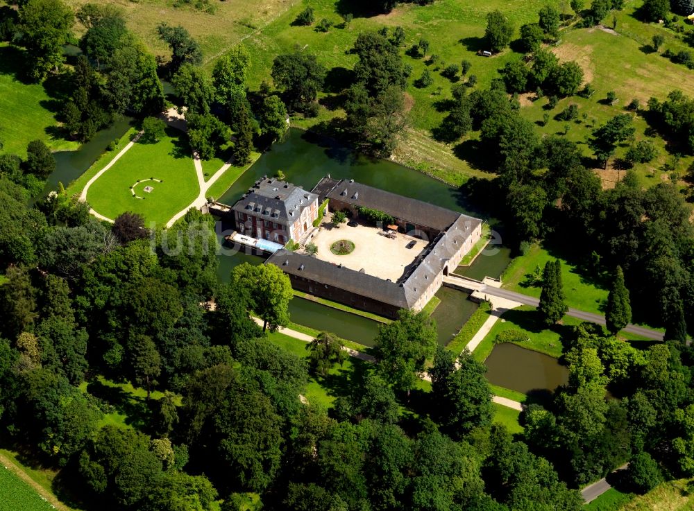 Müddersheim aus der Vogelperspektive: Burg Müddersheim im Bundesland Nordrhein-Westfalen