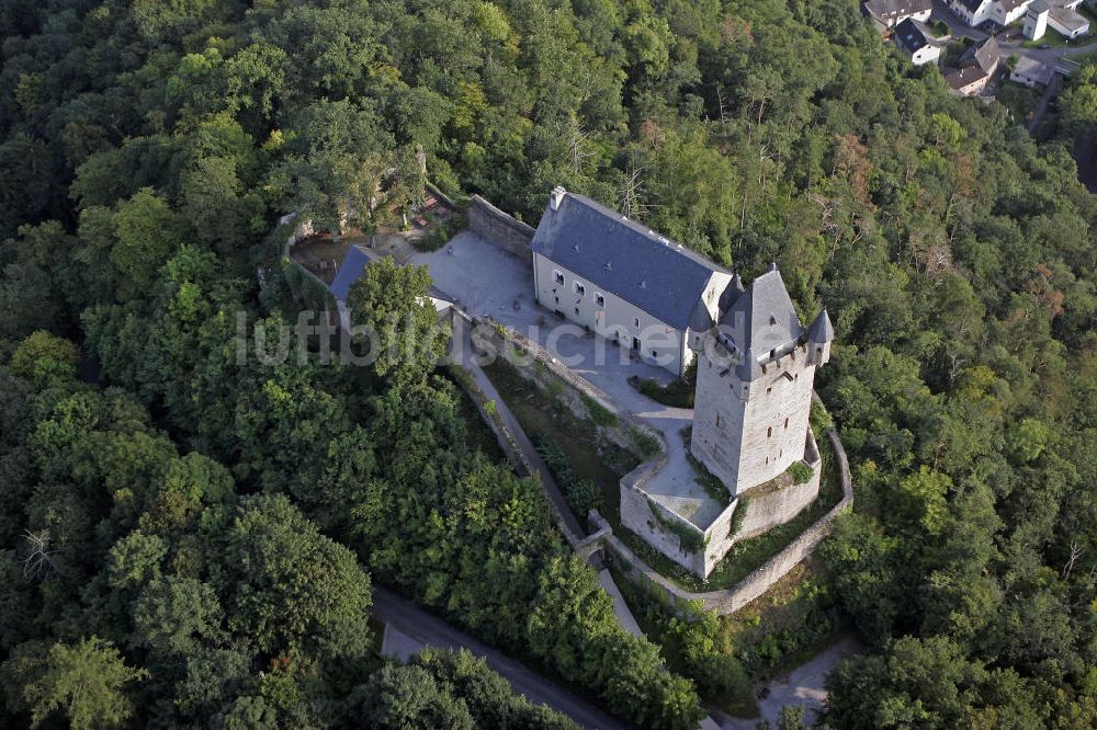 Luftaufnahme Nassau - Burg Nassau