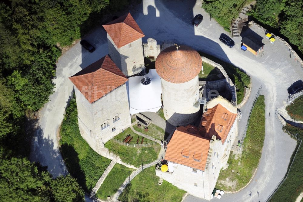 Luftbild Treffurt - Burg Normannstein in Treffurt im Bundesland Thüringen, Deutschland