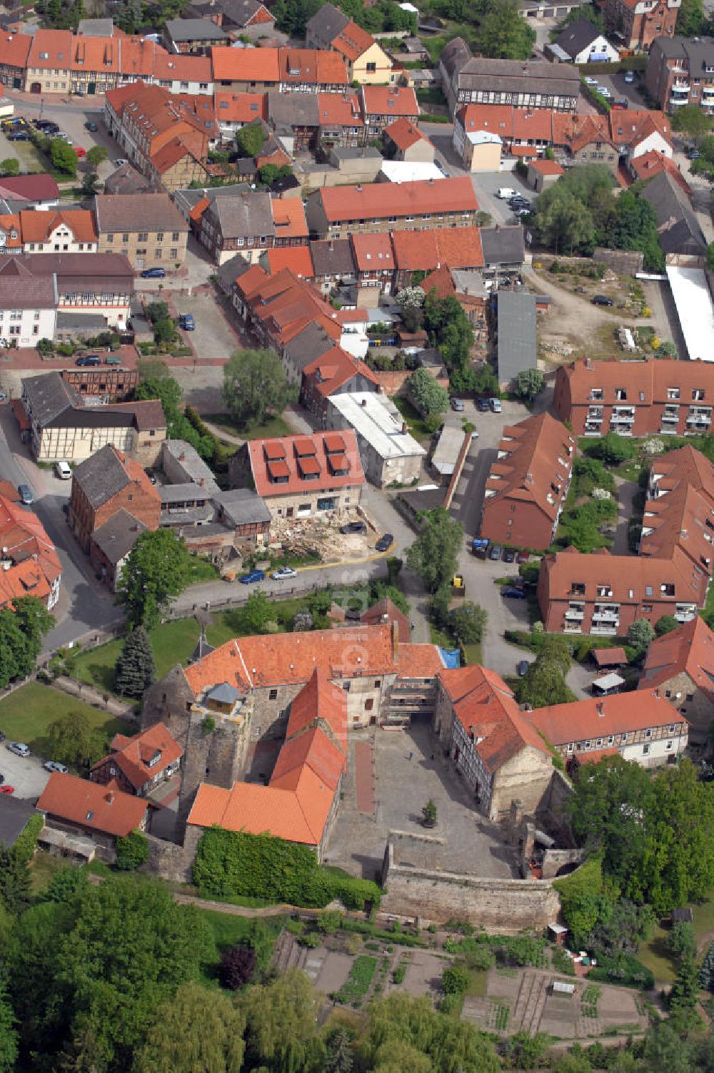 Luftaufnahme Oebisfelde - Weferlingen - Burg Oebisfelde