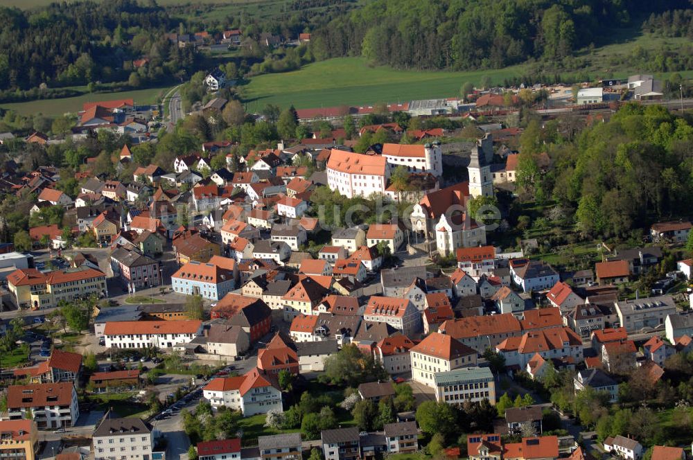 Luftbild Parsberg - Burg Parsberg in Parsberg