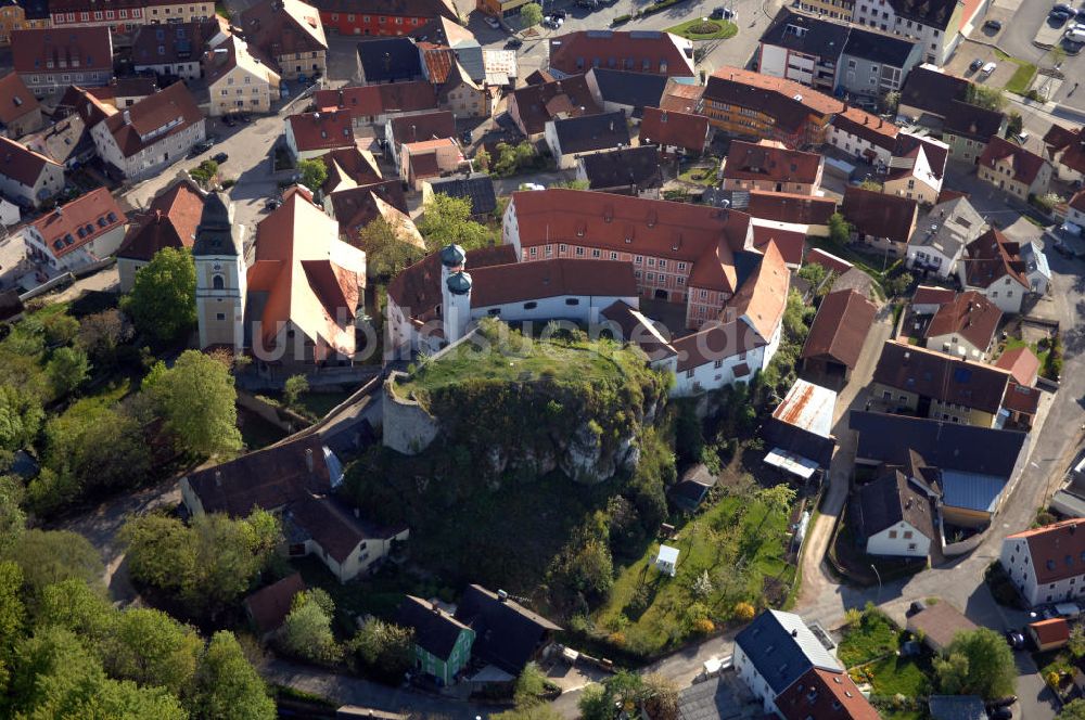 Luftbild Parsberg - Burg Parsberg in Parsberg