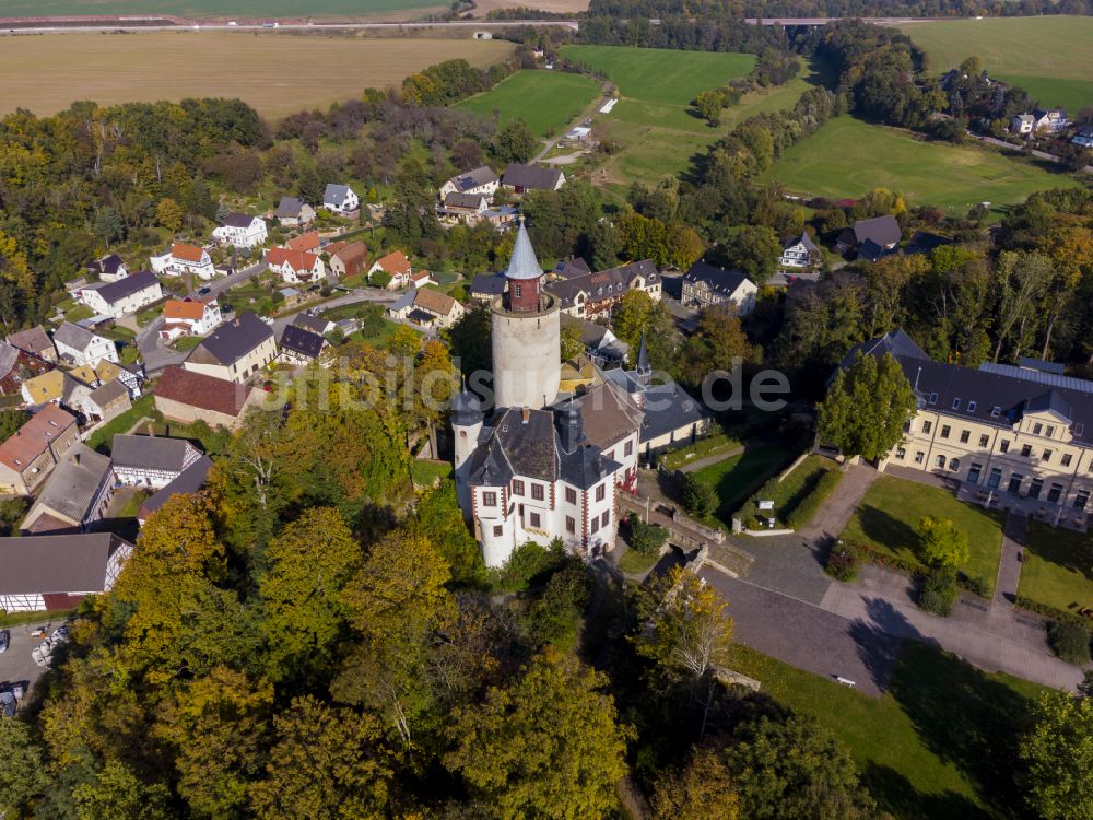 Luftbild Posterstein - Burg Posterstein in Posterstein im Bundesland Thüringen, Deutschland