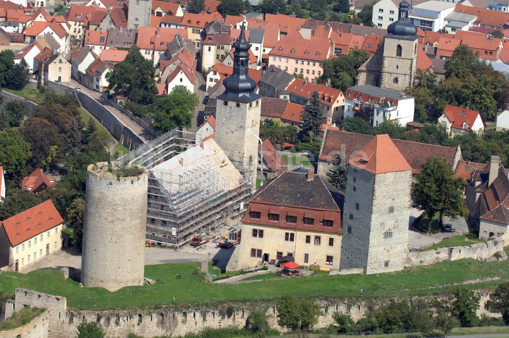 Querfurt von oben - Burg Querfurt