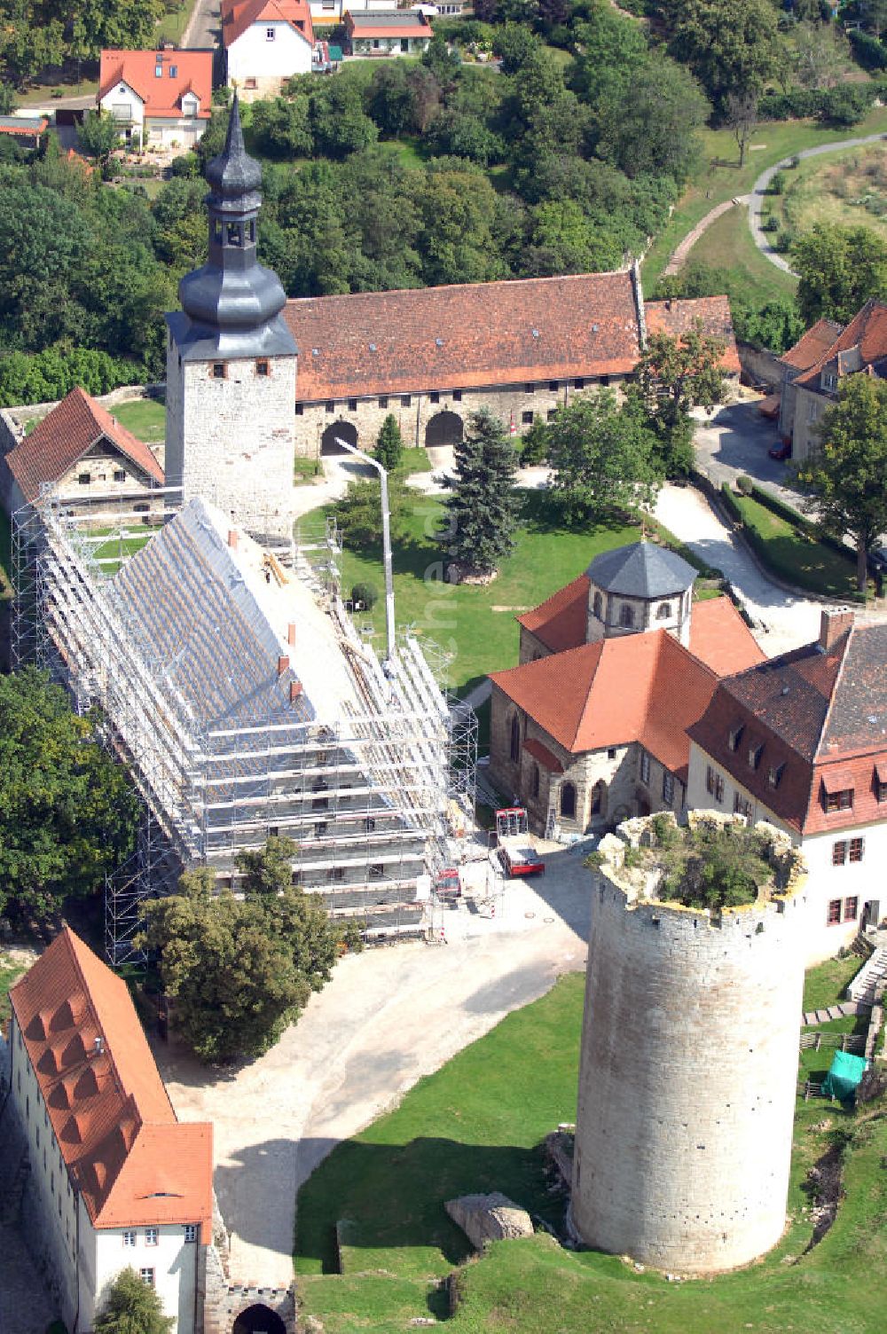 Luftbild Querfurt - Burg Querfurt