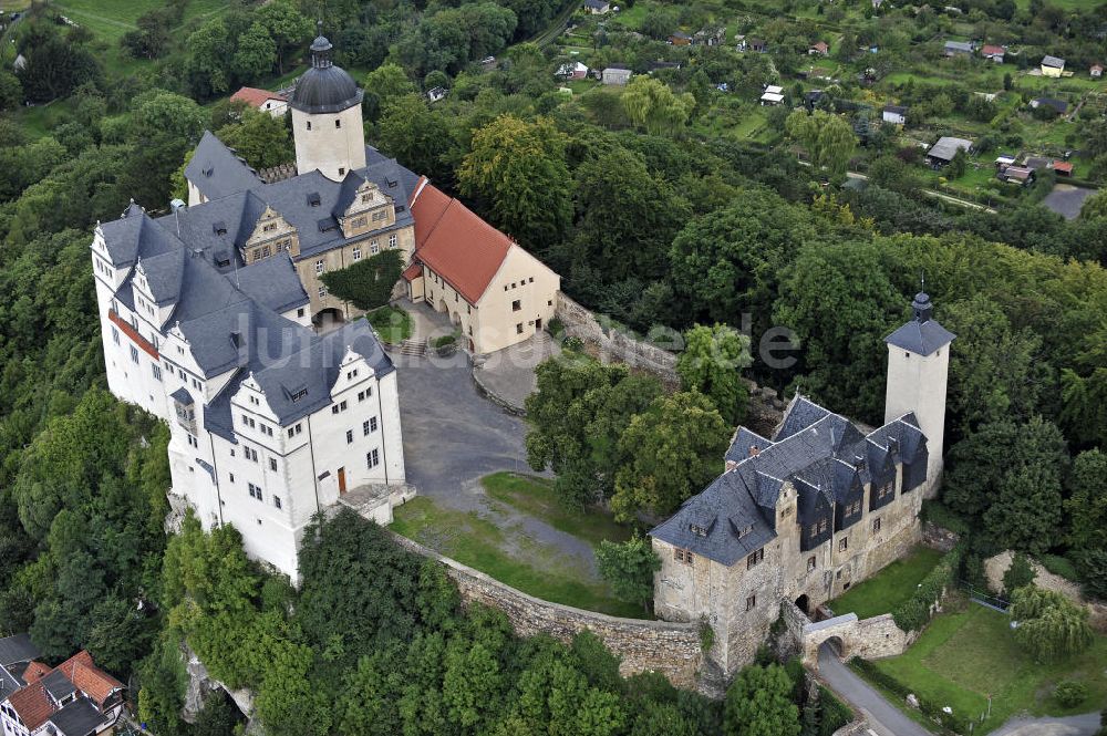 Luftaufnahme Ranis - Burg Ranis