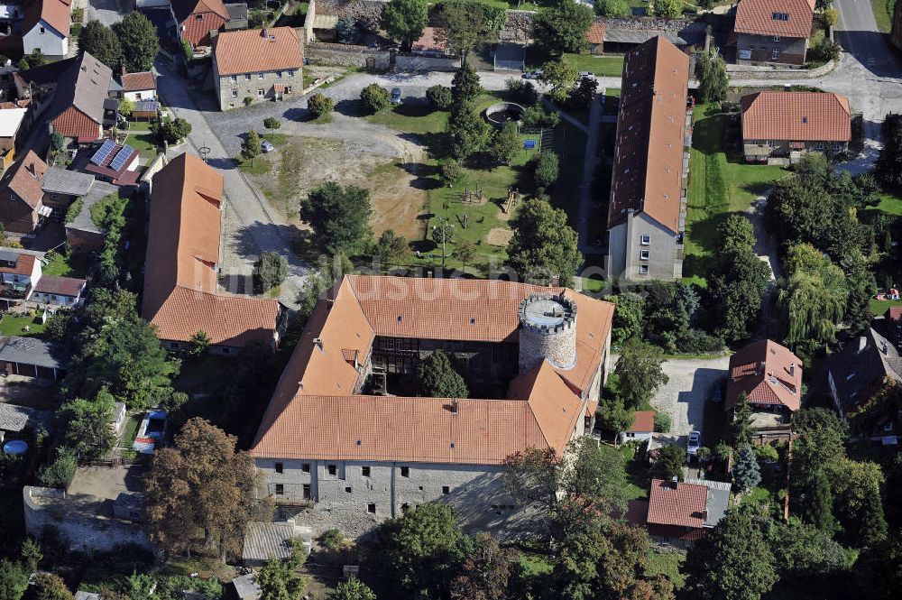 Luftbild Schlanstedt - Burg Schlanstedt