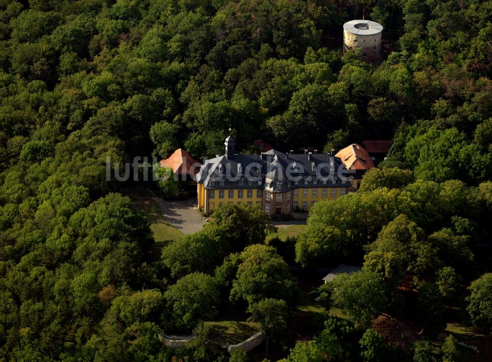 Luftaufnahme Liebenburg - Burg und Schloss am Burgberg in Liebenburg im Bundesland Niedersachsen