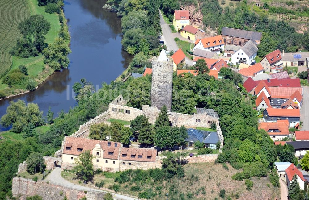 Luftbild Schönburg - Burg Schönburg im Bundesland Sachsen-Anhalt