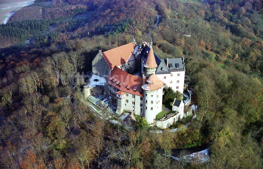 Luftbild Schönungen Bayern - Burg Schönungen in Bayern.