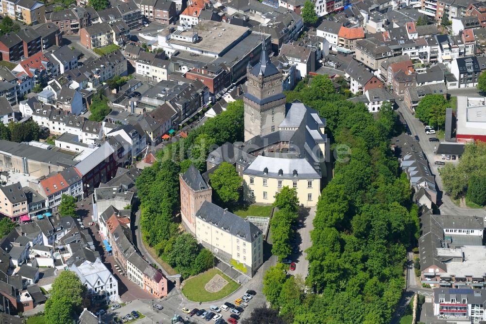 Luftbild Kleve - Burg Schwanenburg in Kleve im Bundesland Nordrhein-Westfalen, Deutschland