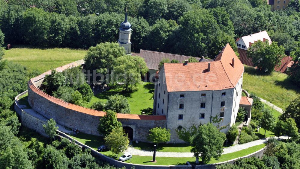 Luftbild Gnotzheim - Burg Spielberg in Gnotzheim, Bayern