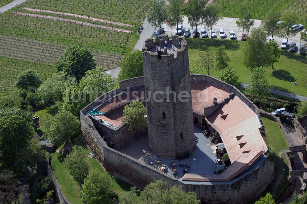 Luftaufnahme WEILER - Burg Steinsberg bei Weiler in Baden-Würtemberg