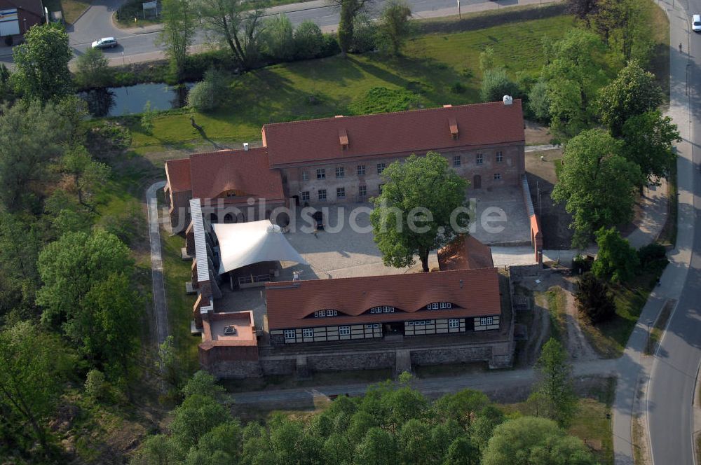 Luftaufnahme Storkow - Burg Storkow