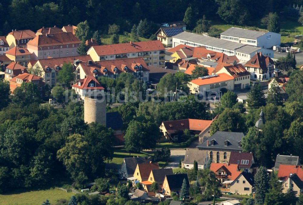 Luftbild Bad Berka OT Tannroda - Burg Tannroda im Bundesland Thüringen