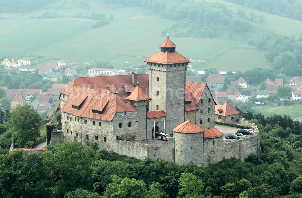 Luftaufnahme Wachsenburg - Burg der Veste Wachsenburg im Bundesland Thüringen