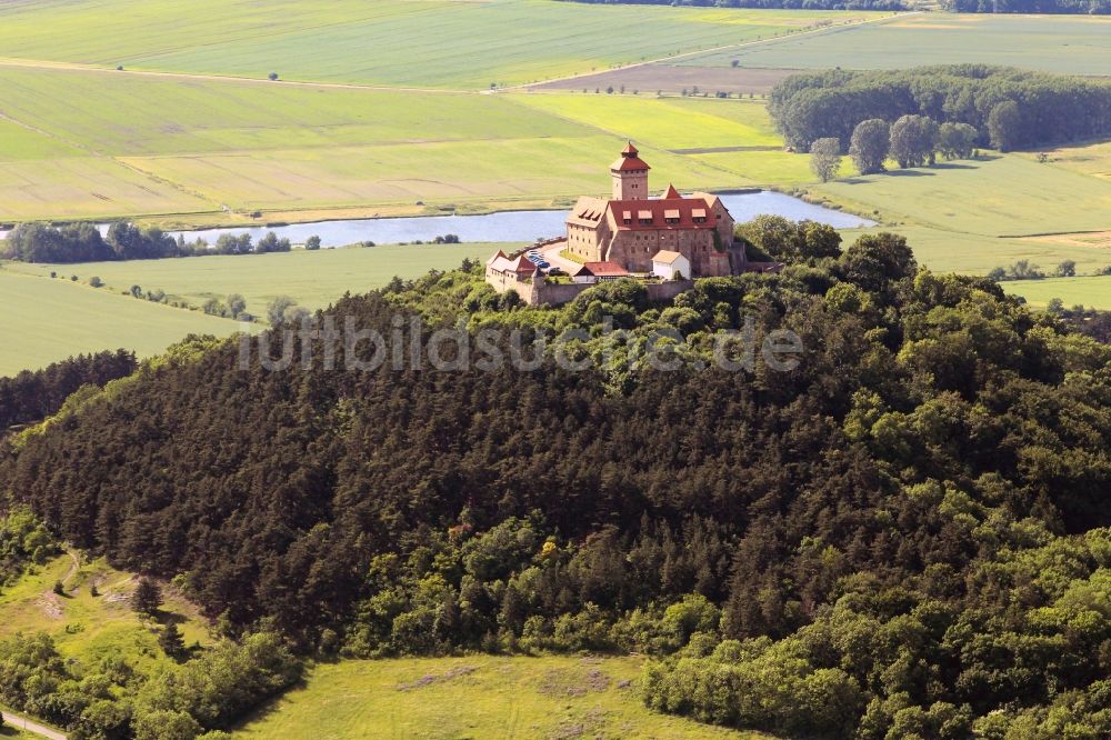 Luftaufnahme Wachsenburg - Burg der Veste Wachsenburg im Bundesland Thüringen