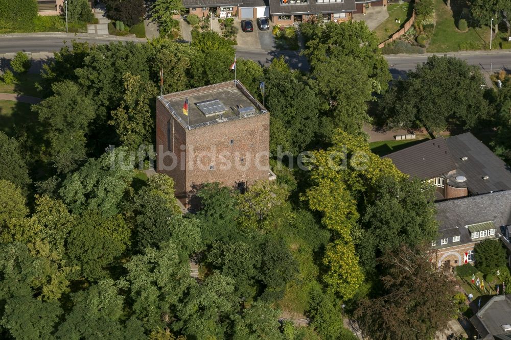 Elsdorf von oben - Burg Wassenberg in Nordrhein-Westfalen