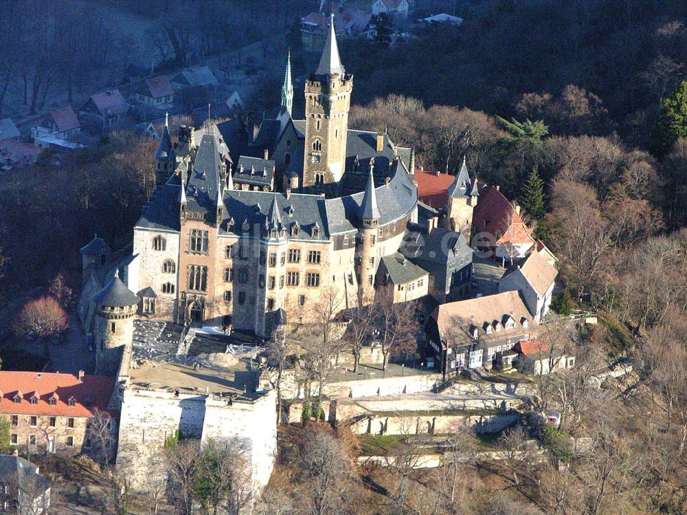 Luftbild Wernigerode - Burg Wernigerode