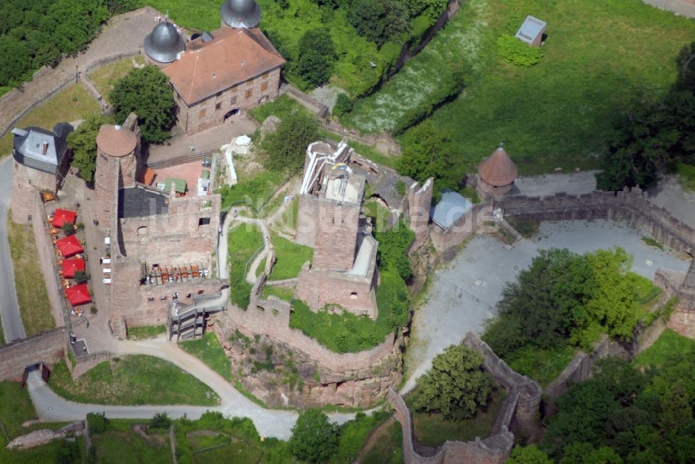 Wertheim von oben - Burg Wertheim