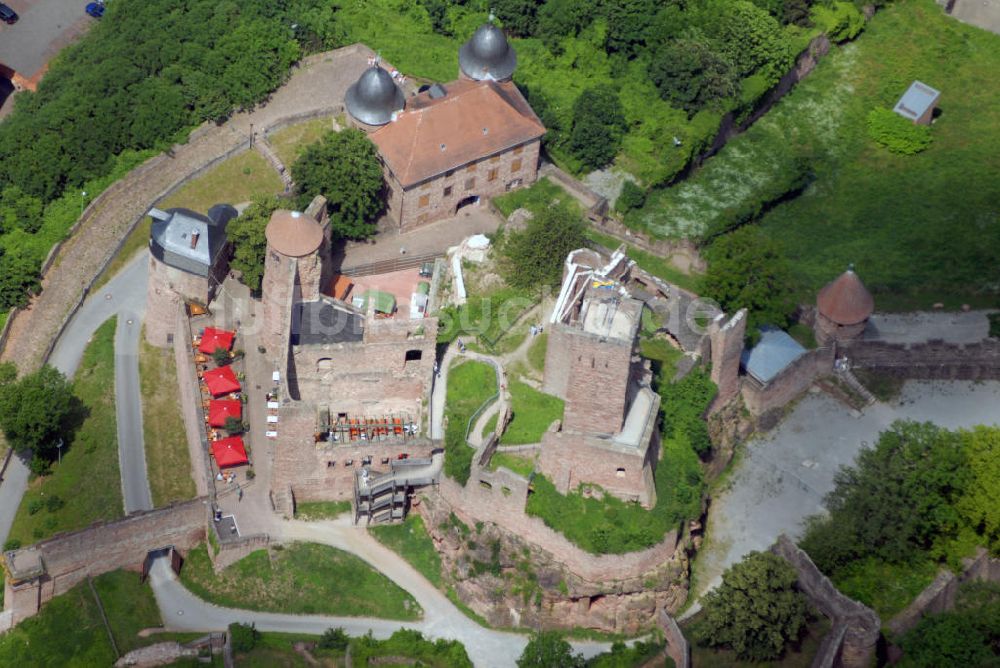 Wertheim aus der Vogelperspektive: Burg Wertheim