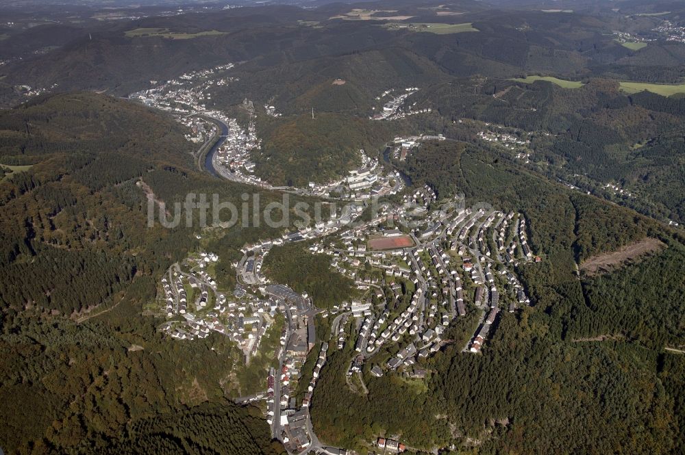 Luftbild Altena - Burganlage der Burg Altena in Altena im Bundesland Nordrhein-Westfalen, Deutschland