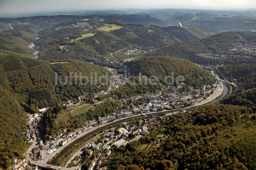 Luftbild Altena - Burganlage der Burg Altena in Altena im Bundesland Nordrhein-Westfalen, Deutschland