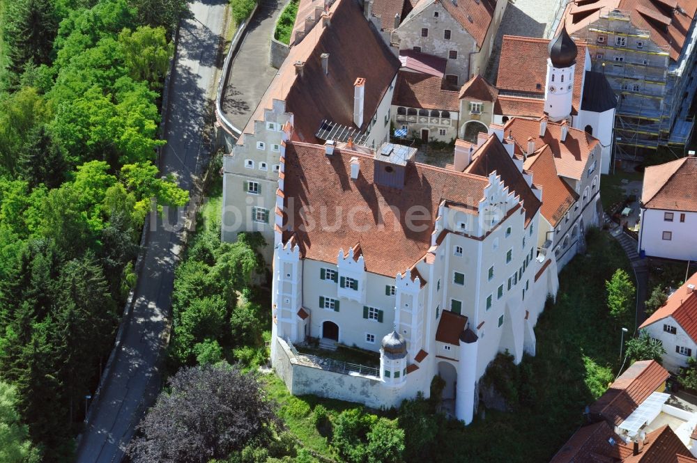 Luftaufnahme Sandersdorf - Burganlage der Veste des Wittelsbacher Ausgleichsfond in Altmannstein im Bundesland Bayern, Deutschland