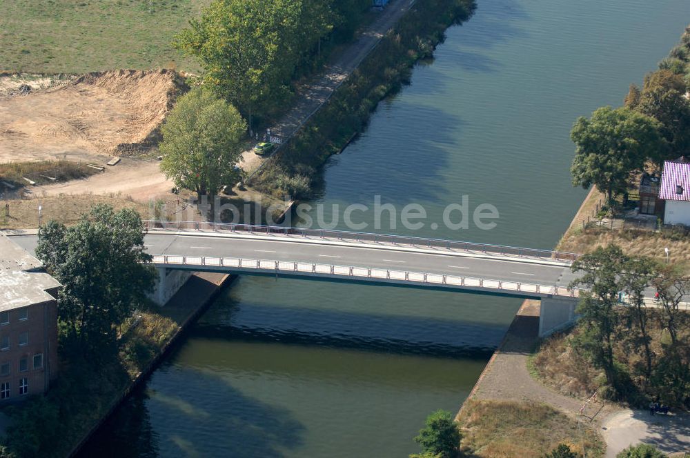 Luftbild BURG - Burger Brücke