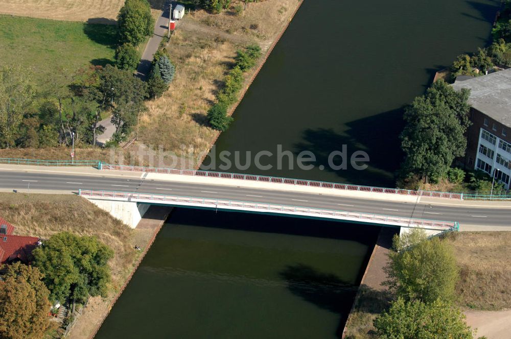 Luftbild BURG - Burger Brücke