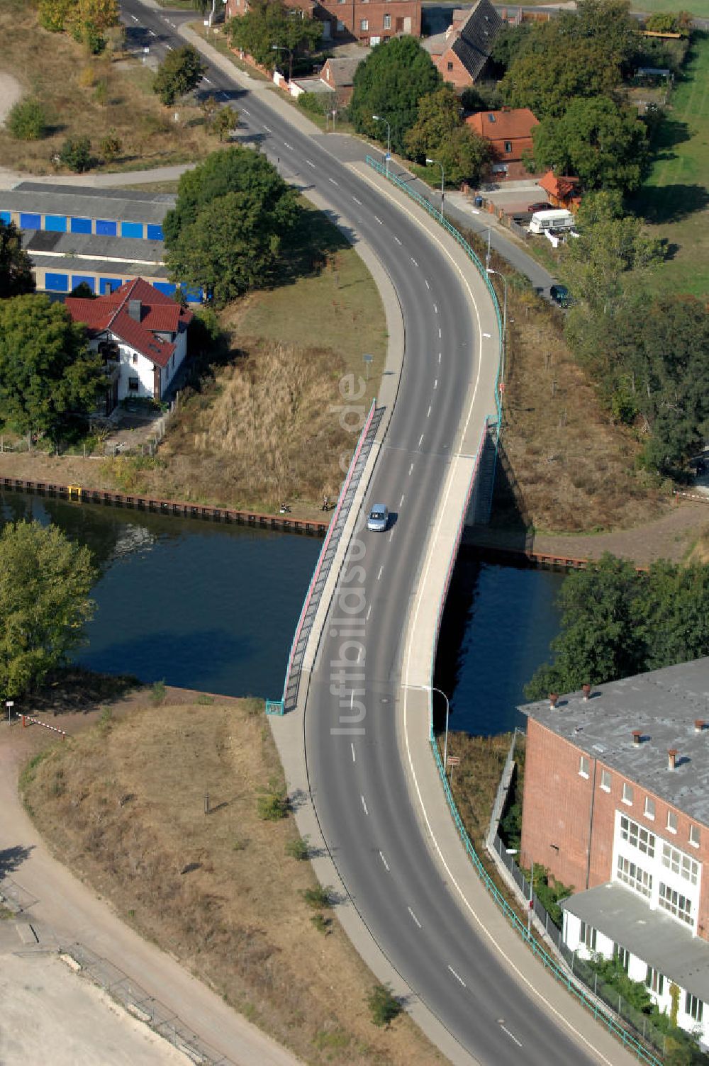 Luftbild BURG - Burger Brücke