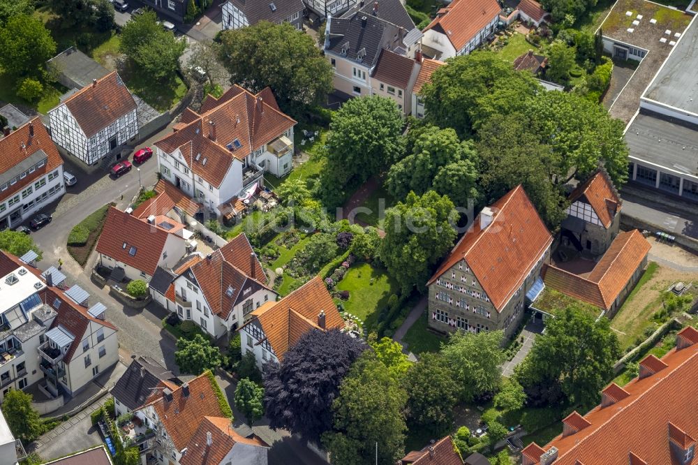 Luftaufnahme Soest - Burghofmuseum in Soest im Bundesland Nordrhein-Westfalen