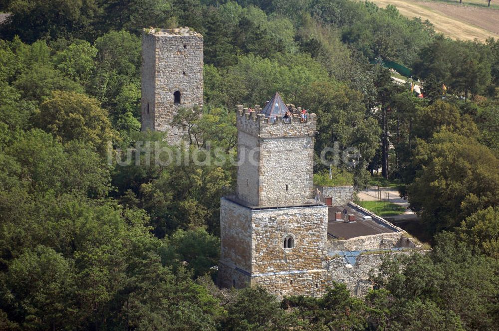 Luftaufnahme Eckartsberga Eckartsberga Eckartsberga Eckartsberga - Burgruine Eckartsburg in Eckartsberga