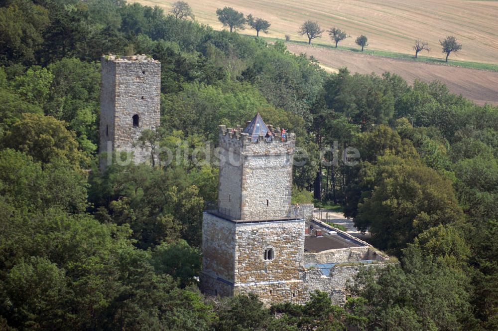 Luftaufnahme Eckartsberga Eckartsberga Eckartsberga Eckartsberga - Burgruine Eckartsburg in Eckartsberga